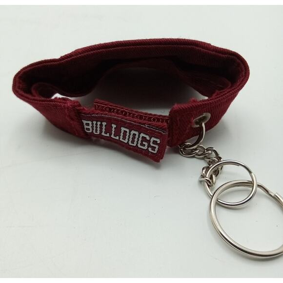 Vintage Mississippi State Bulldogs Mini Visor Key Chain - Picture 2 of 3